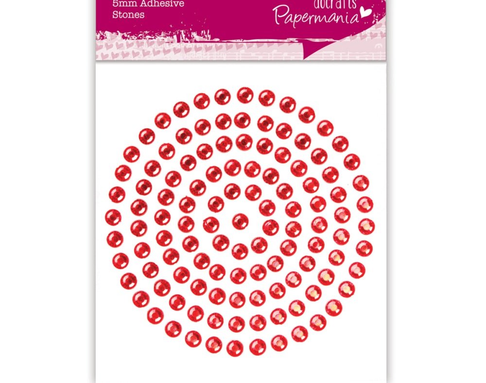 Papermania PMA 351603 Scrapbooking-Stickers, Rot, Einheitsgröße