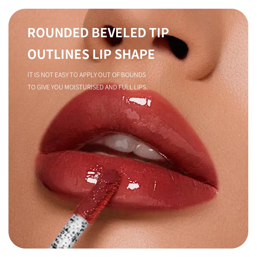 300pcs Lip Gloss Pennello Spazzola Ciglia Labbra Spazzole di Trucco(Lip Brush-B Crystal)