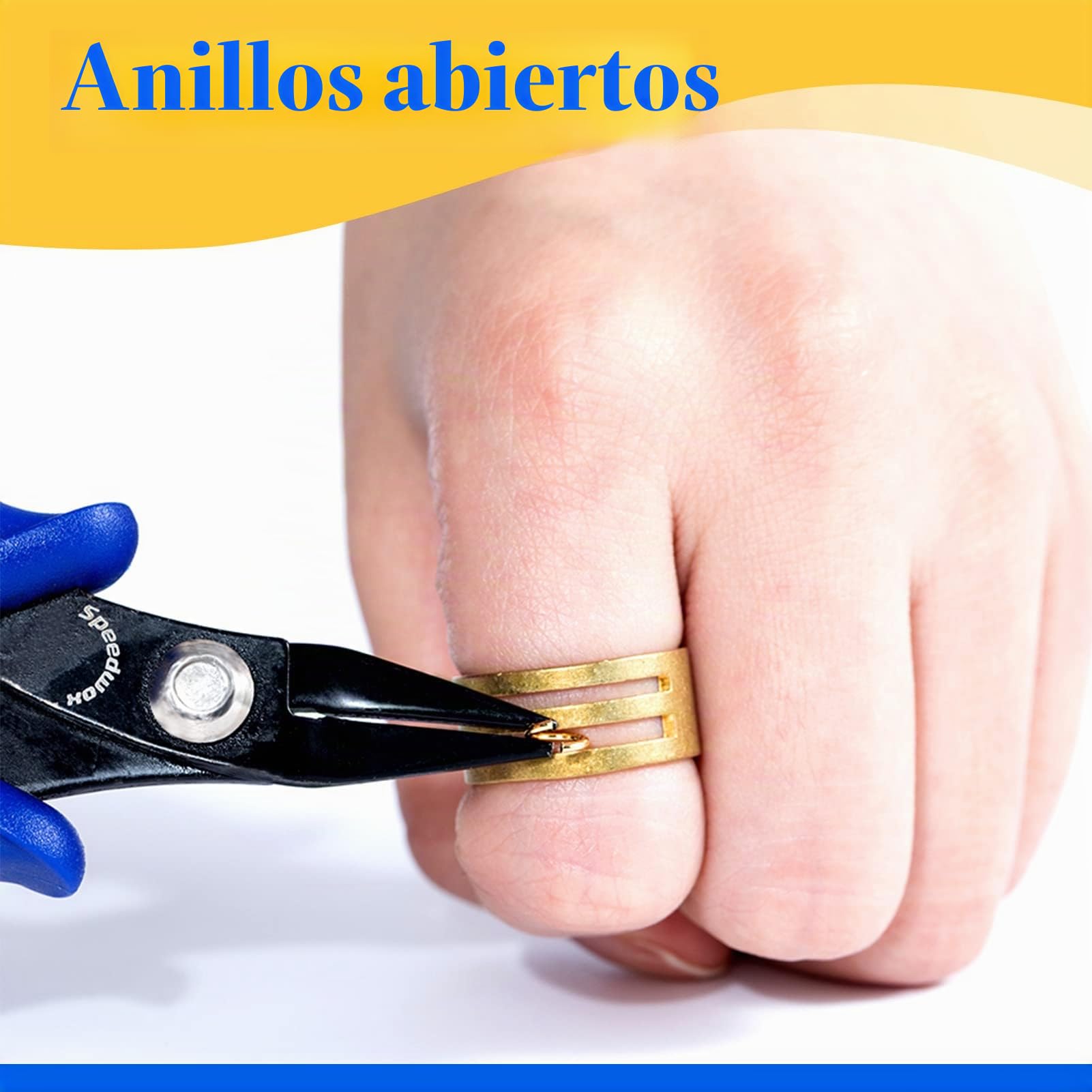 SPEEDWOX 3" Mini alicates de punta plana Micro Aguja Nariz Pocket Plier Pequeño Cadena Nariz Alicates Suave Jaw Precisión Miniatura Fine Alicates Herramienta de bisutería Craft Beading Hobby
