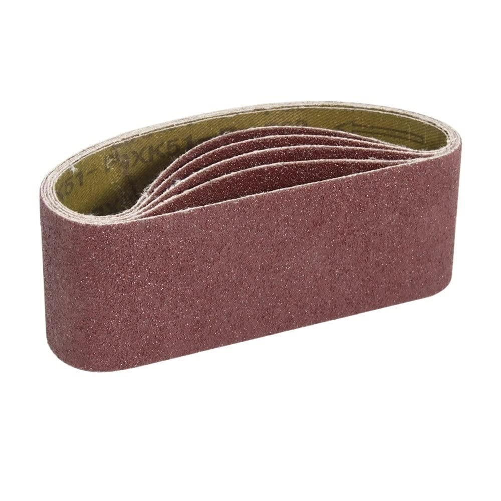 Rotolo di carta vetrata, carta vetrata fine, 5 pezzi 75 * 457 mm Nastro abrasivo 3" x 18" Nastro abrasivo for carta vetrata Ossido di alluminio Lavorazione del legno Disco abrasivo Carta vetrata for s