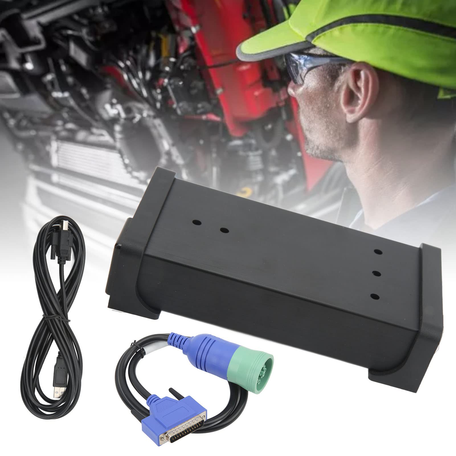 Aramox Truck Scanner,2022 Newest Truck Tools Cnh Dpa5 Herramienta de Diagnóstico para New Holland Electronic Tools K-Line Cable Cnh EST Engineering Dpa 5 Support J2534 Truck Scan