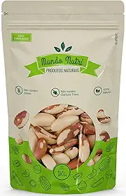 1kg Castanha Do Pará Inteira Sem Casca Premium - Nova Safra