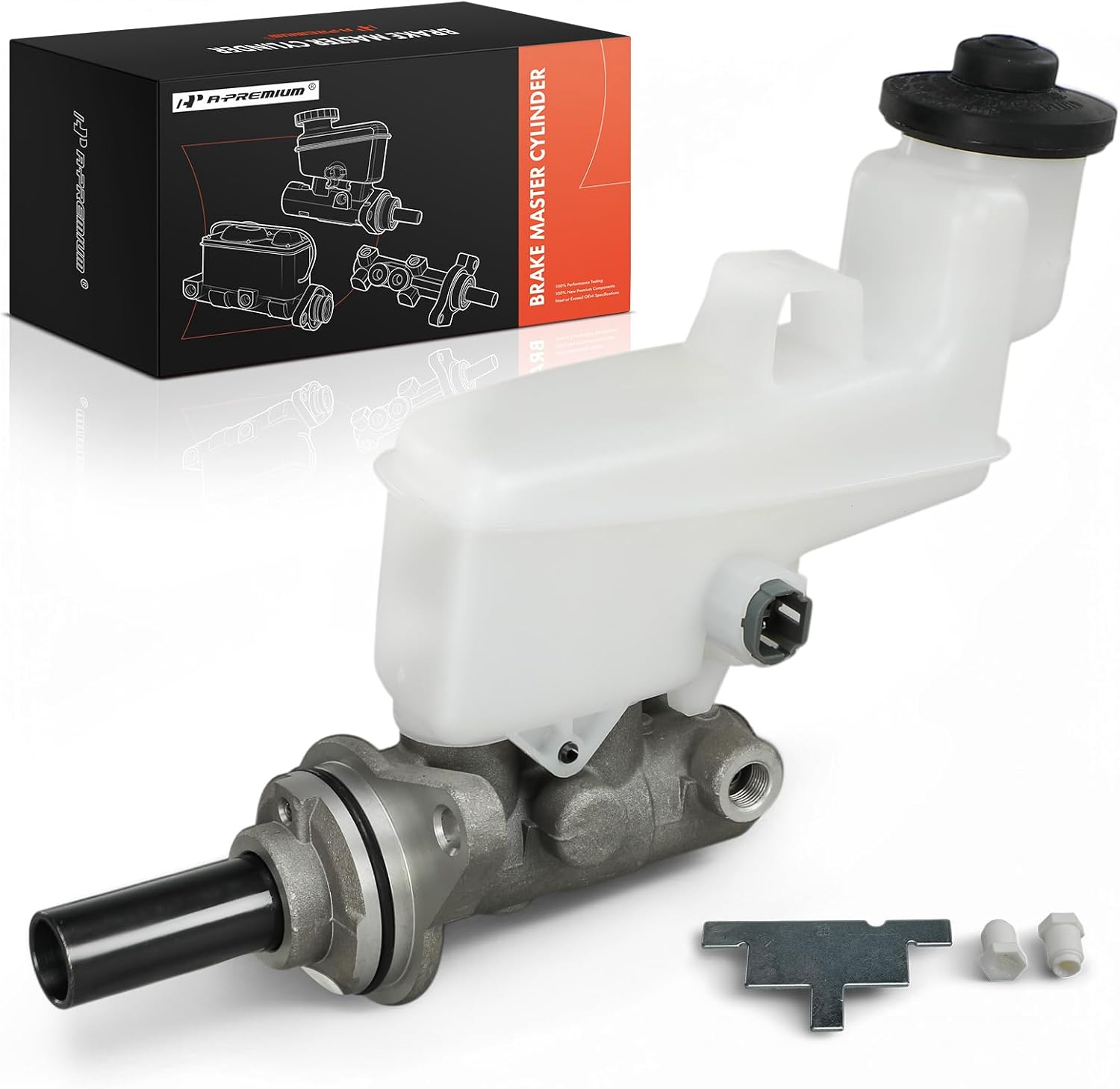 A-Premium Brake Master Cylinder with Reservoir and Sensor