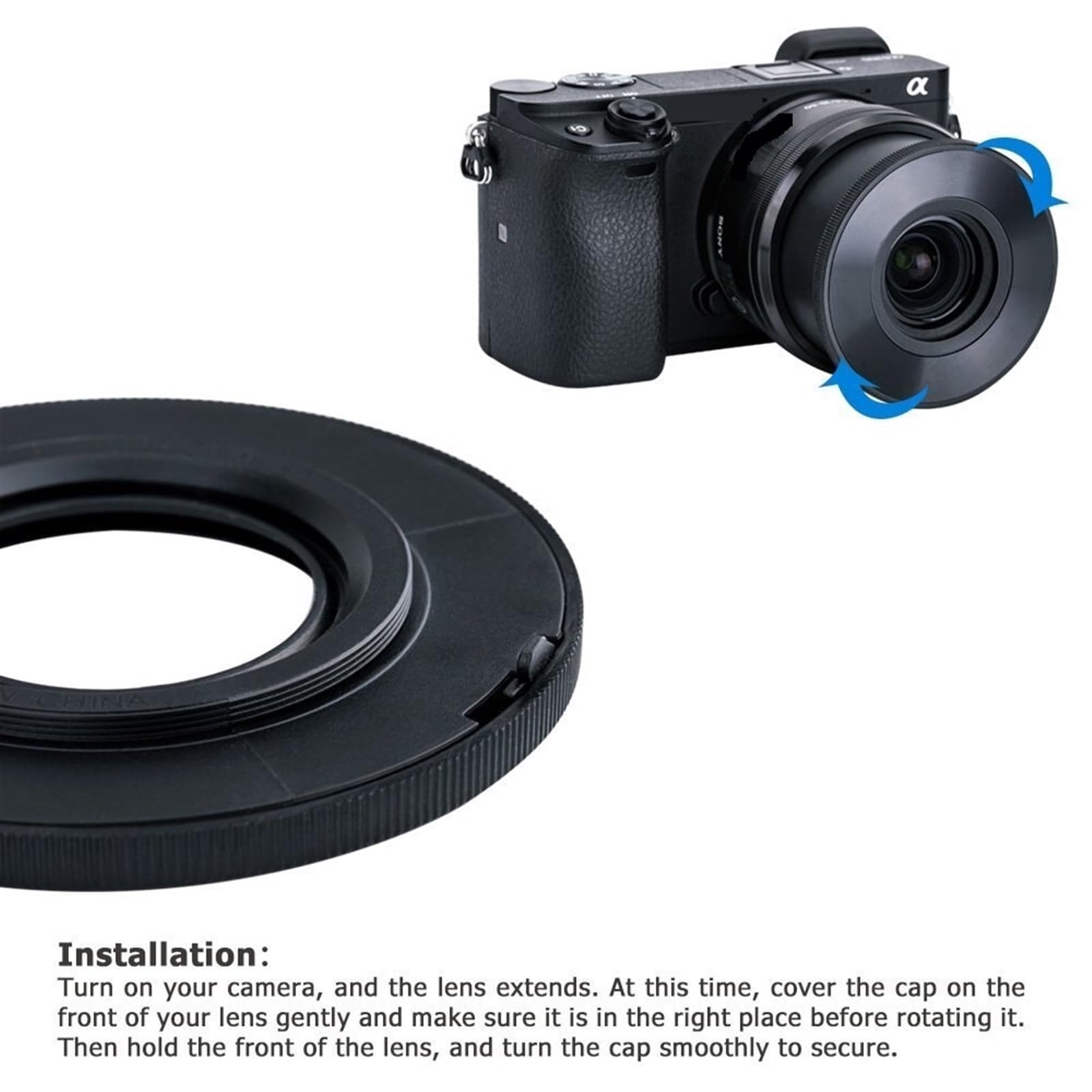Amazon | オートレンズキャップ、For Sony E PZ 16-50mm F/3.5-5.6 OSS