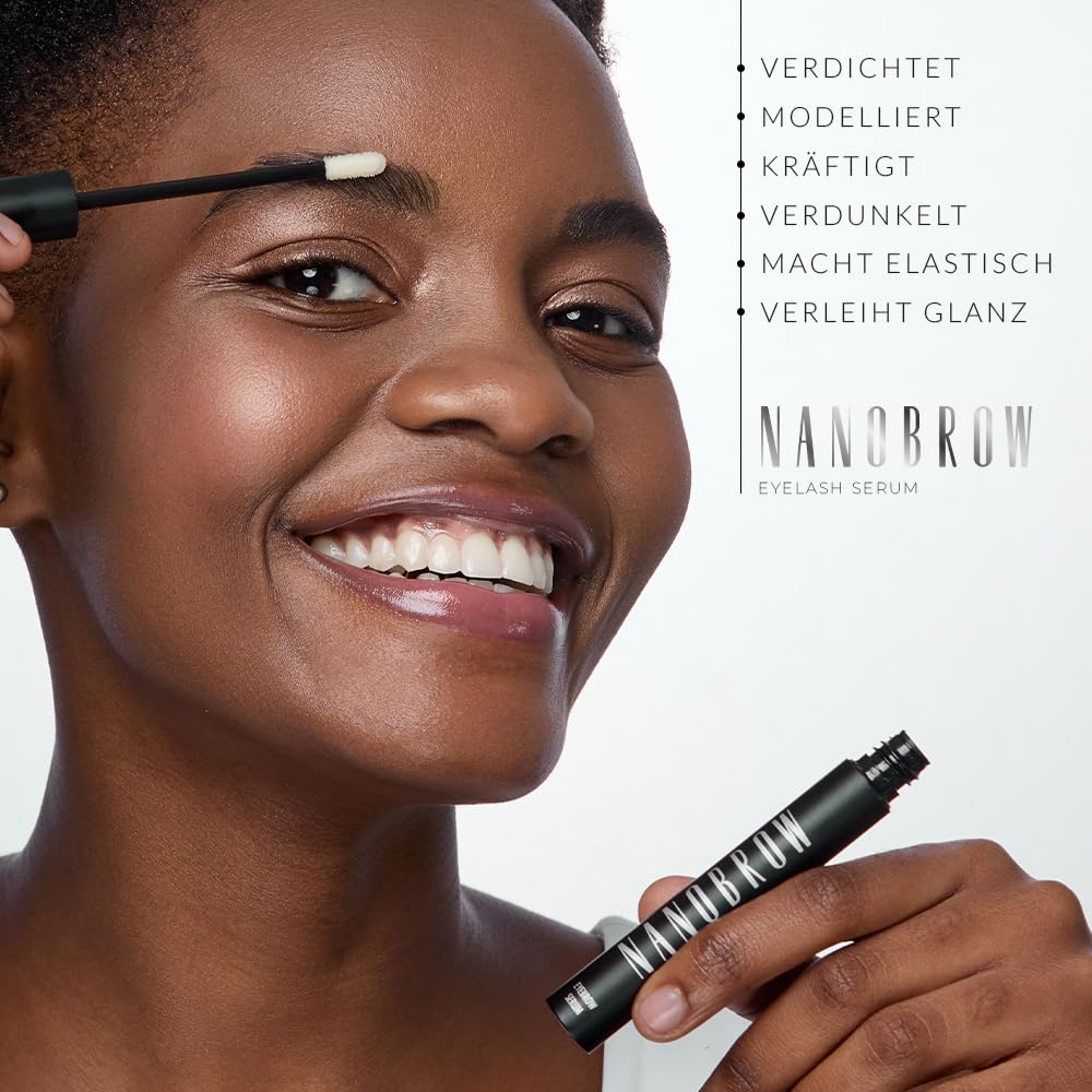 Augenbrauenserum Nanobrow Eyebrow Serum 5ml - Beschleunigung des Augenbrauenwachstums, dichte und starke Augenbrauen