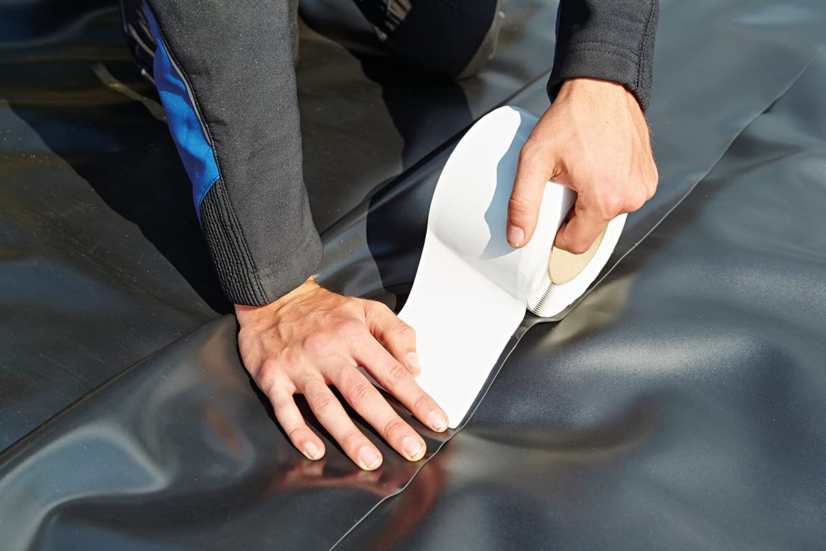 Oase FixoFol 7 cm x 6 m - Universalkleber, Nahtfügeband für EPDM- und PVC-Teichfolien, Folienverlegung, Folienzubehör