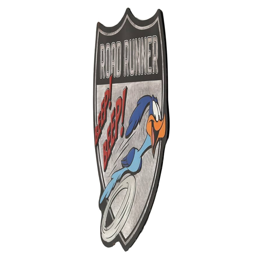 Looney Tunes Road Runner BEEP BEEP Tin Metal Sign