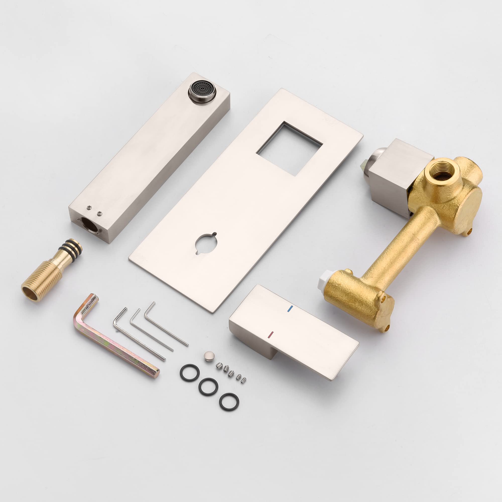 Grifo de baño mural para zurdos S1389NI-LH + desagüe automático S7304N