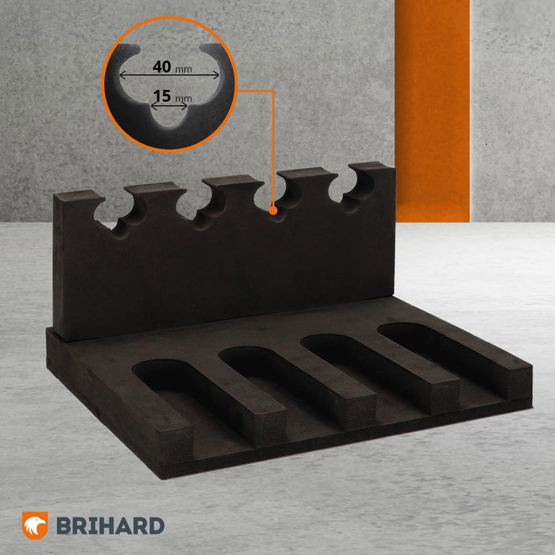 Portapistolas de Espuma para Pistolas, Portapistolas Autoadhesivo Magnético para Caja Fuerte, Portapistolas para Armario de Armas, Accesorios para Pistolas - Soporte Armas de Fuego