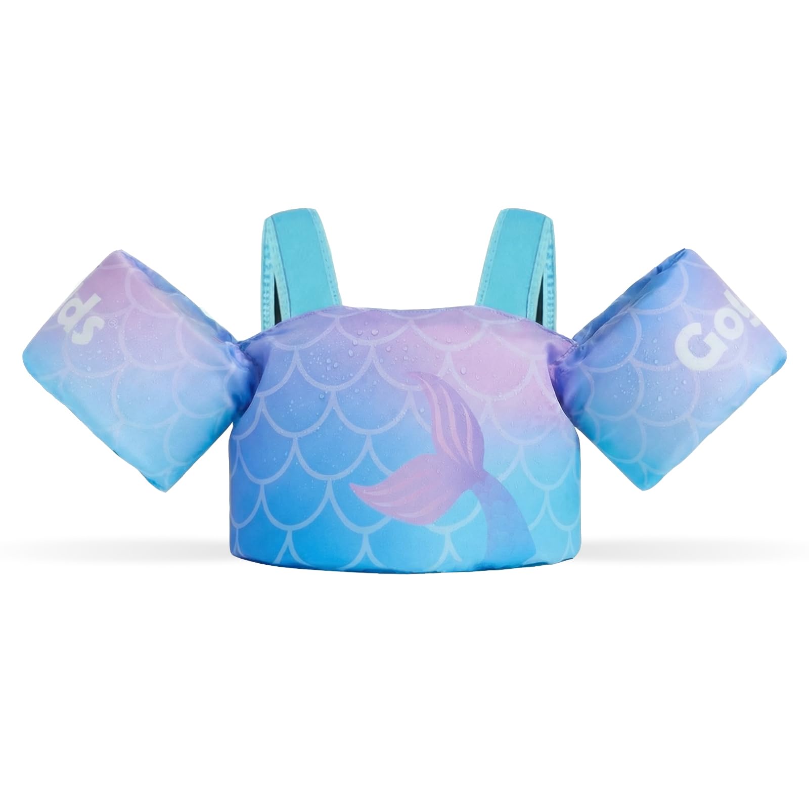 Gogokids Toddler Swimming Float Vest, Arm Bands Kids Swim Vest with Shoulder Harness Baby Floats Swimming Training Jacket for 1-6 Years / 11-30 kg Boys Girls Perfect for Pool, Learn to Swim and Beach