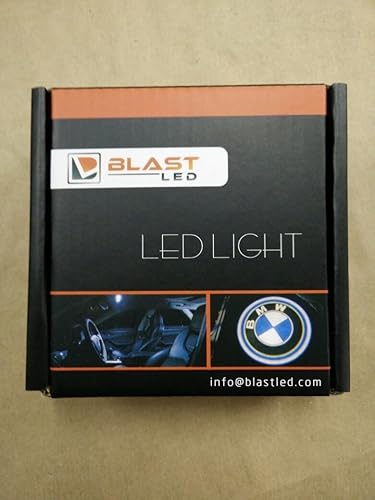 BLAST LED 19pc BMW Serie 7 E65 E66 750i 750Li 760i 760Li 745i 745Li 745Li Kit de paquete interior de luces LED blancas - libre de errores