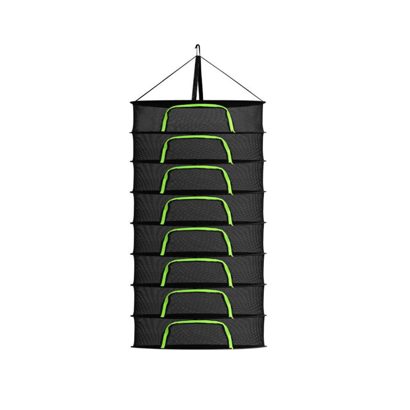 Msioytog Multipurpose Connectable Dry Net Reinforced Hooks Space-Saving Design Home Garden Quick Dry Net Rack