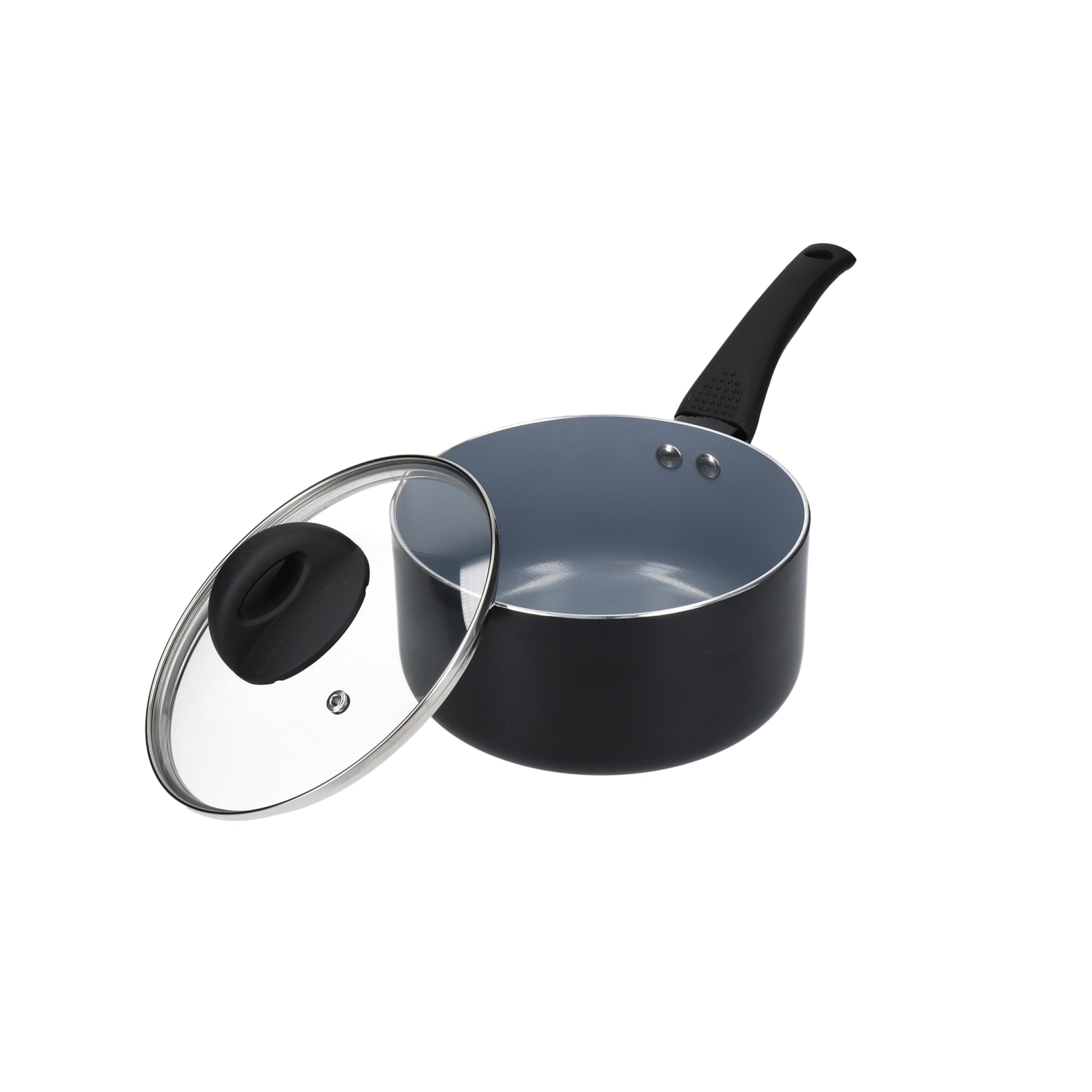 MasterClass Pentola Antiaderente Eco in Alluminio, con Base in Ferro Inossidabile e Rivestimento in Ceramica Naturale, Utilizzabile su Tutti i Piani Cottura, Compreso quello a Induzione, 18 cm