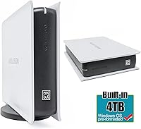 Vista 2 de Avolusion PRO-5X Series 4TB USB 3.0 Disco duro externo para PC de escritorio WindowsOS / portátil (blanco) (renovado)