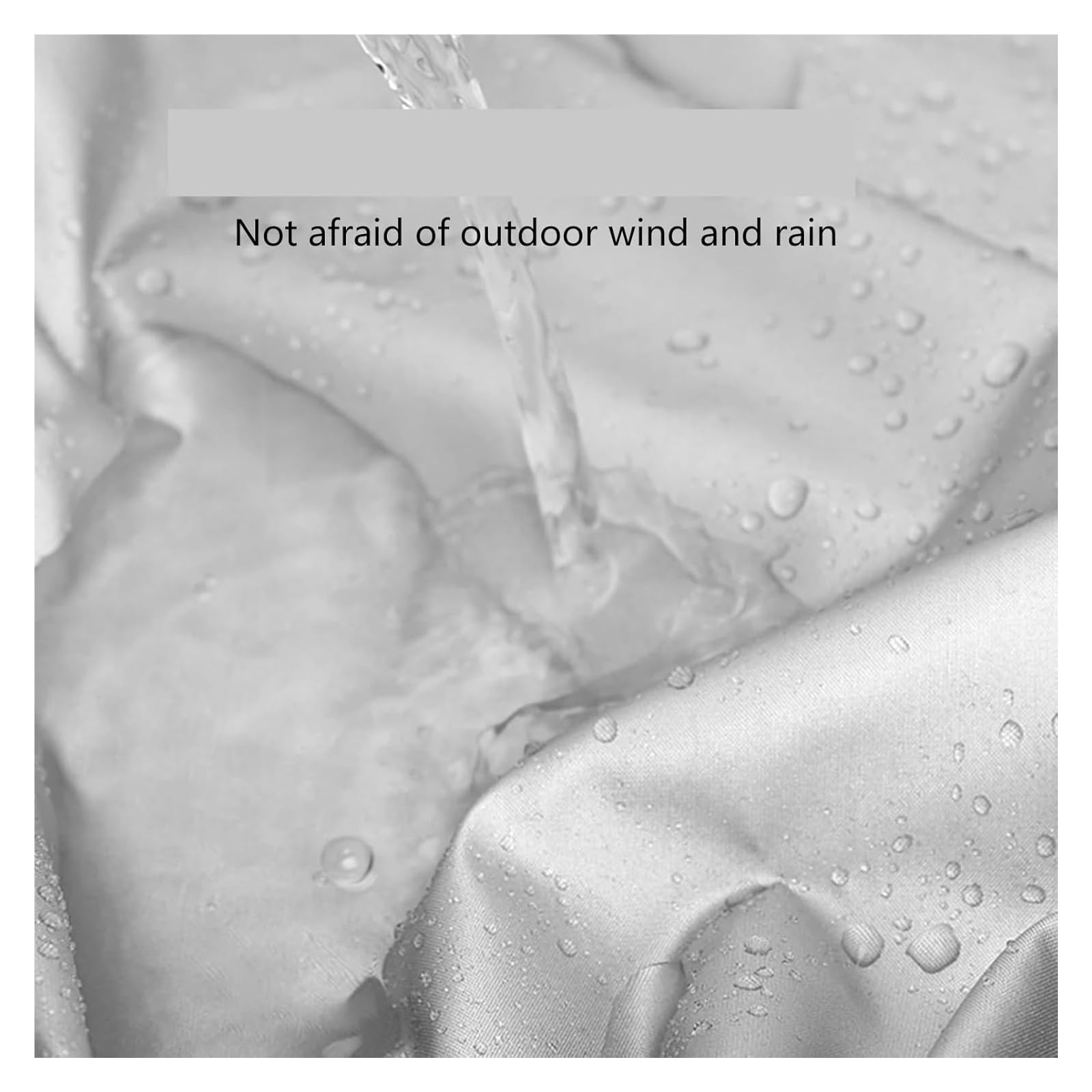 Coperture per condizionatori da esterno, Copertura for condizionatore d'aria in tessuto Oxford bianco argento, dimensioni multiple(80x30x57cm)