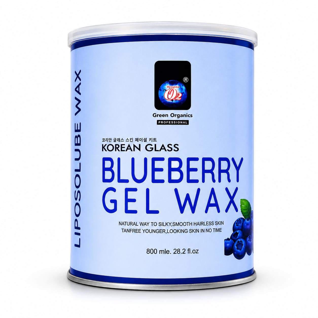 O2Green Organics Korean Glass Blueberry Gel Wax for Hair With Tan Removal | Liposoluble Professional Wax with Blueberry Extract | Smooth, Silky & Hair-Free Skin | Gentle on Sensitive Skin | Full Body Waxing for Women & Men-image-38
