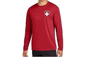 UV Protection Lifeguard Long Sleeve Polyester T-Shirt