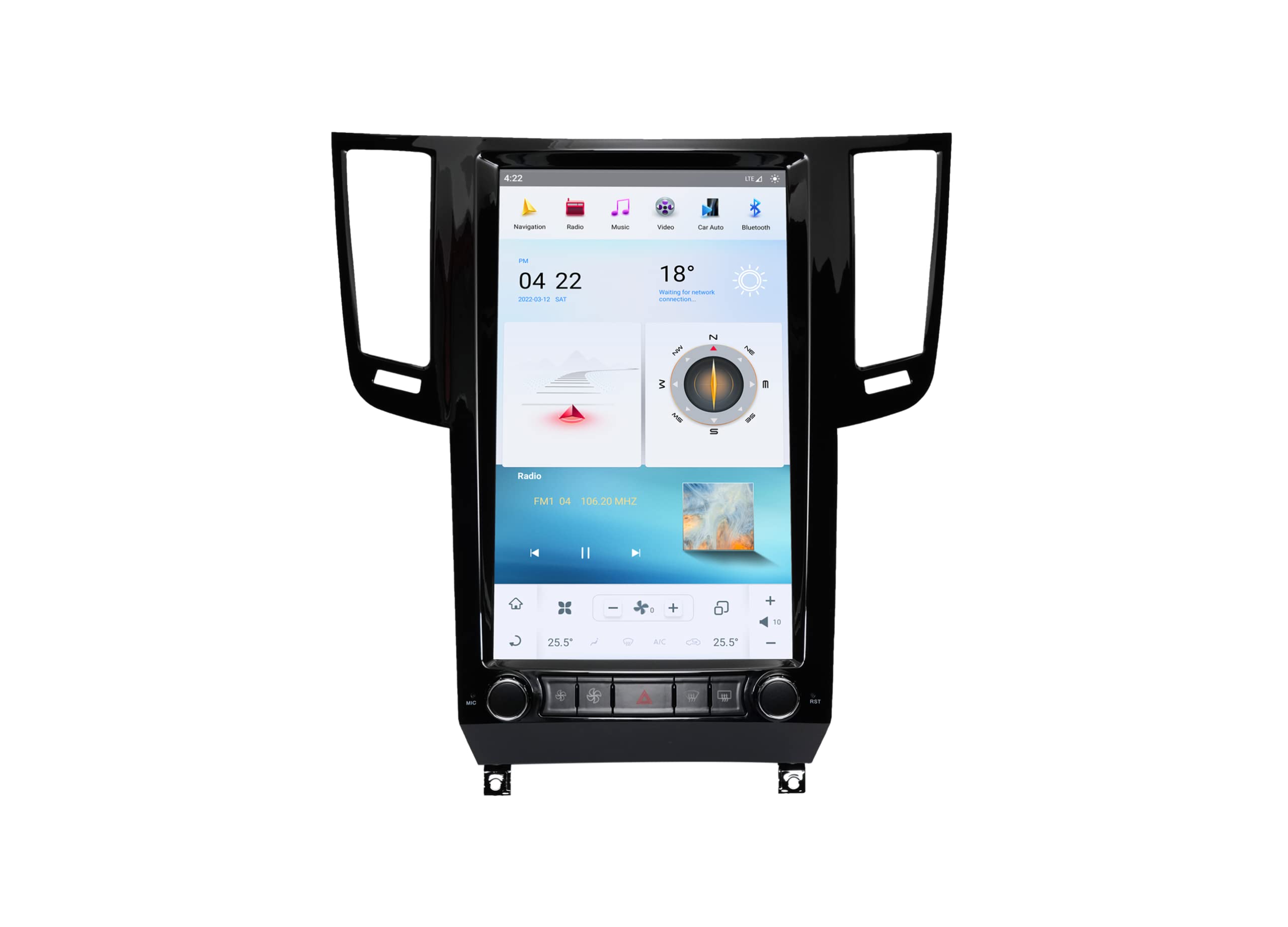 CAR ANDROID 14 HEAD UNIT FOR INFINITI FX25 FX35 FX37 FX50 2009-2013 QX70 2013-2016 13.6" 8GB 128GB