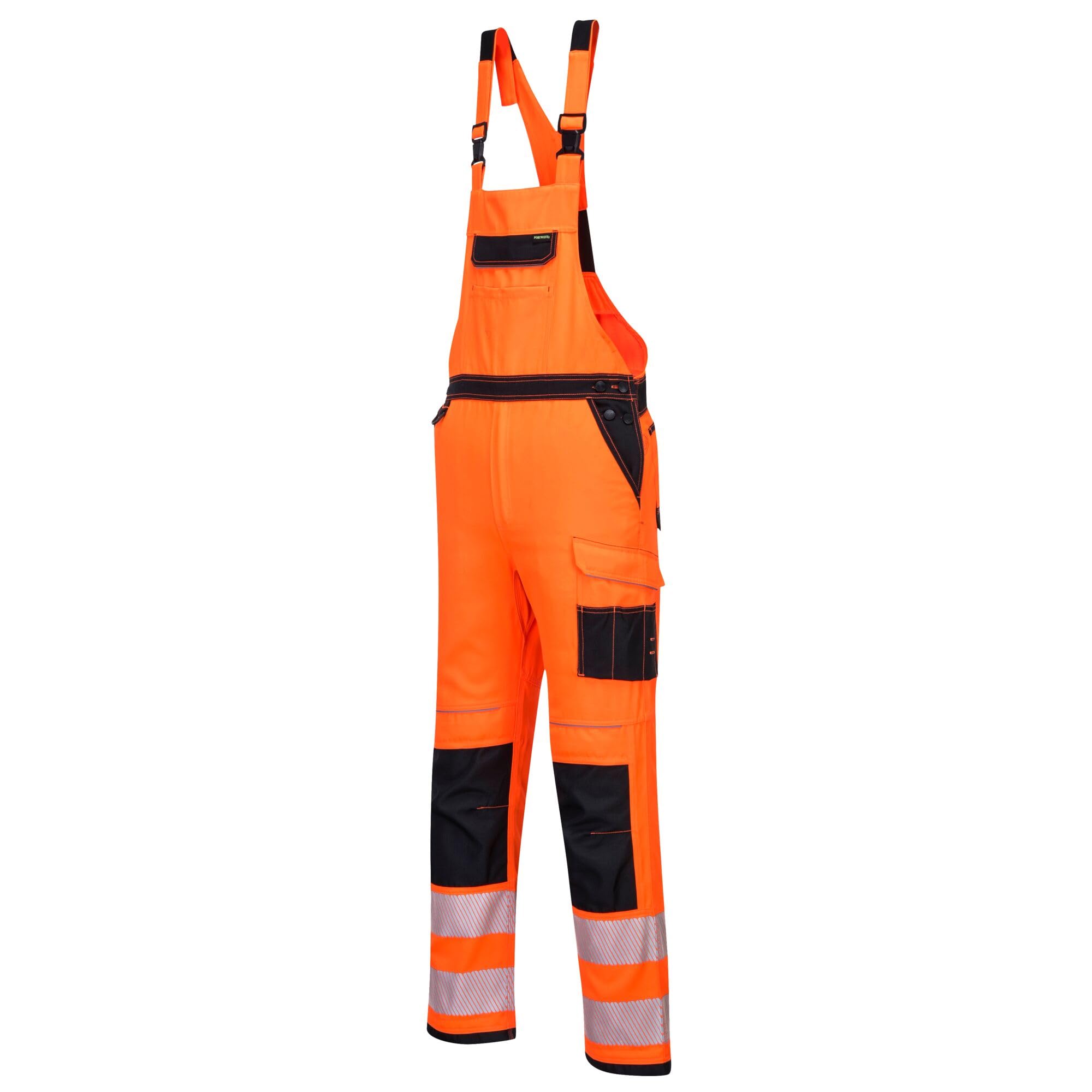 Portwest Pw3 Hi-Vis Bib & Brace