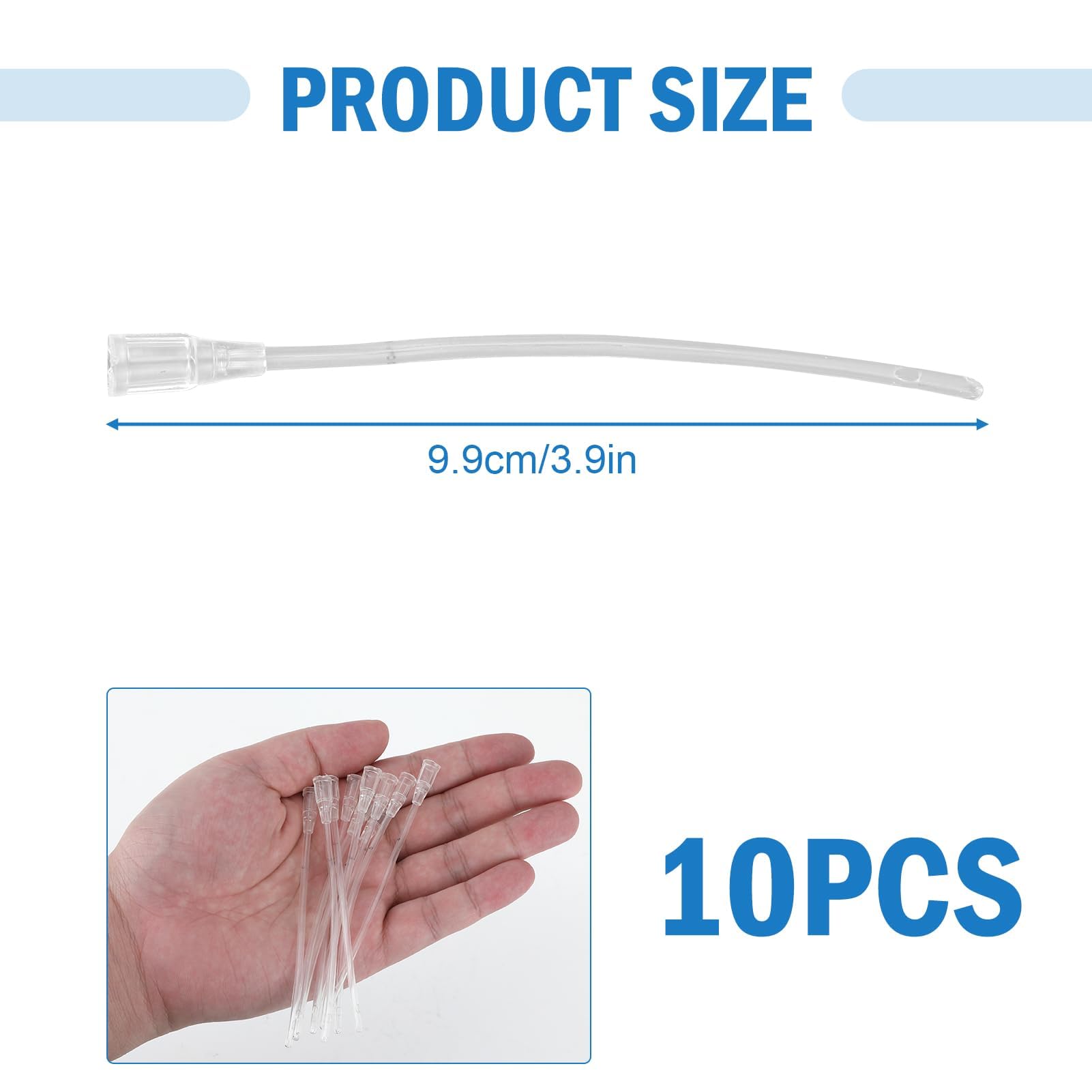 Seringue pour Alimentation de Tortue, Lot de 10 Tubes pour Médicaments Liquides, Bébé Oiseau