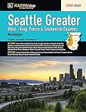 The Seattle Greater (West - King, Pierce & Snohomish Counties), Washington Street Atlas