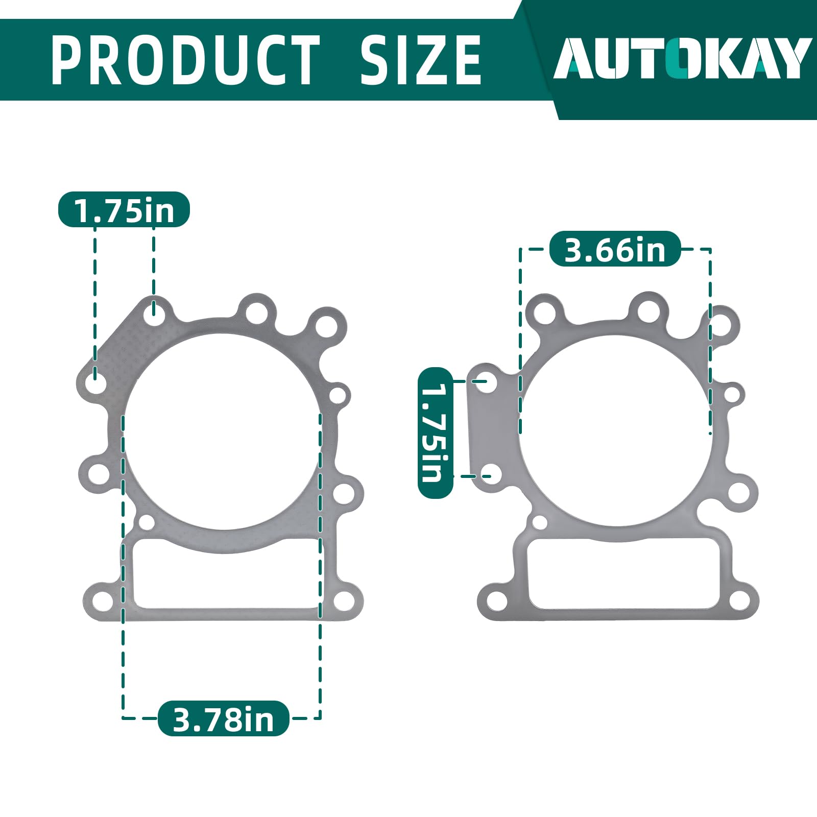 AUTOKAY Valve Gasket Kit Compatible with 794152 690190 Engine 310707 310777 311707 311777 312707 312777 313707 313777 319775 331707 331777 331807 331877 331977