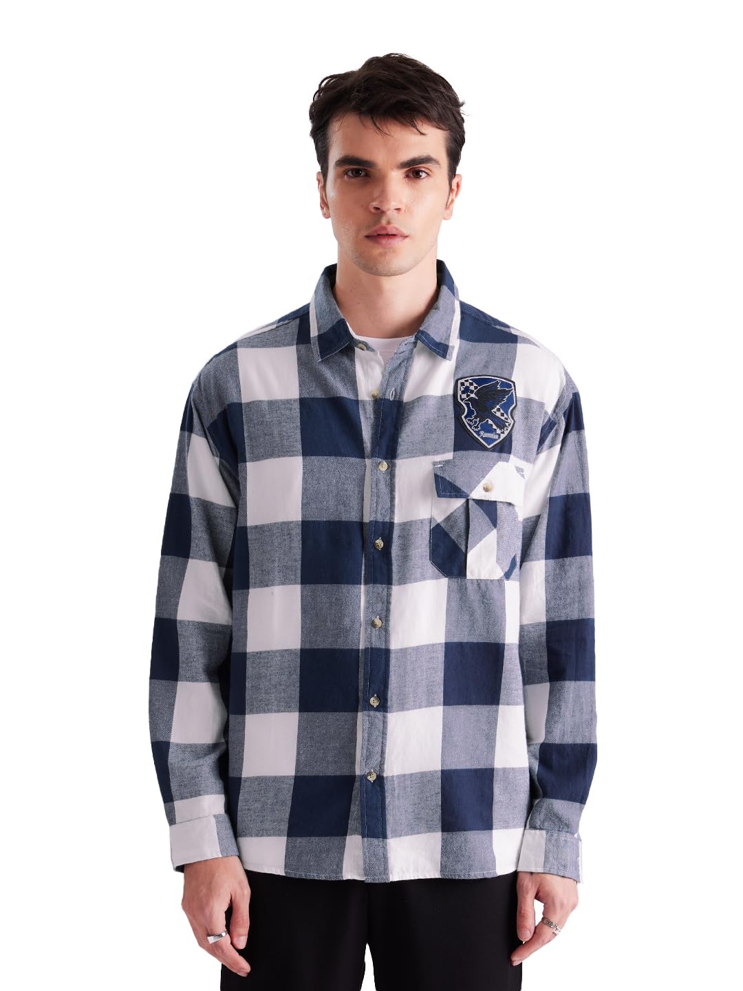 The Souled Store Official Harry Potter: Ravenclaw 07 Shirts for Men