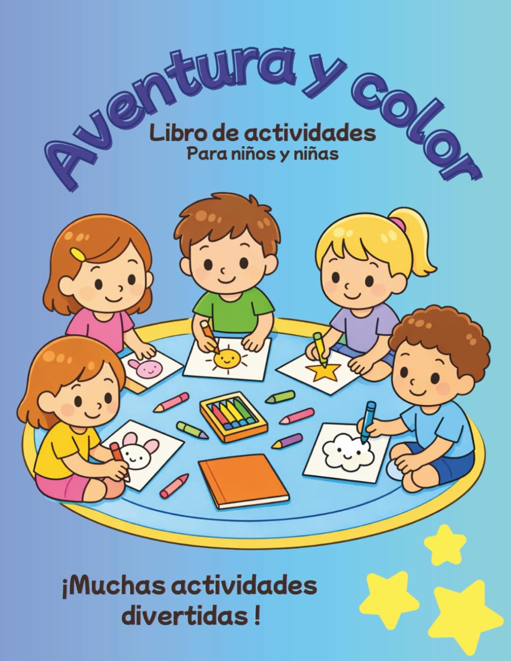 Aventura y color libro de actividades para niños y niñas