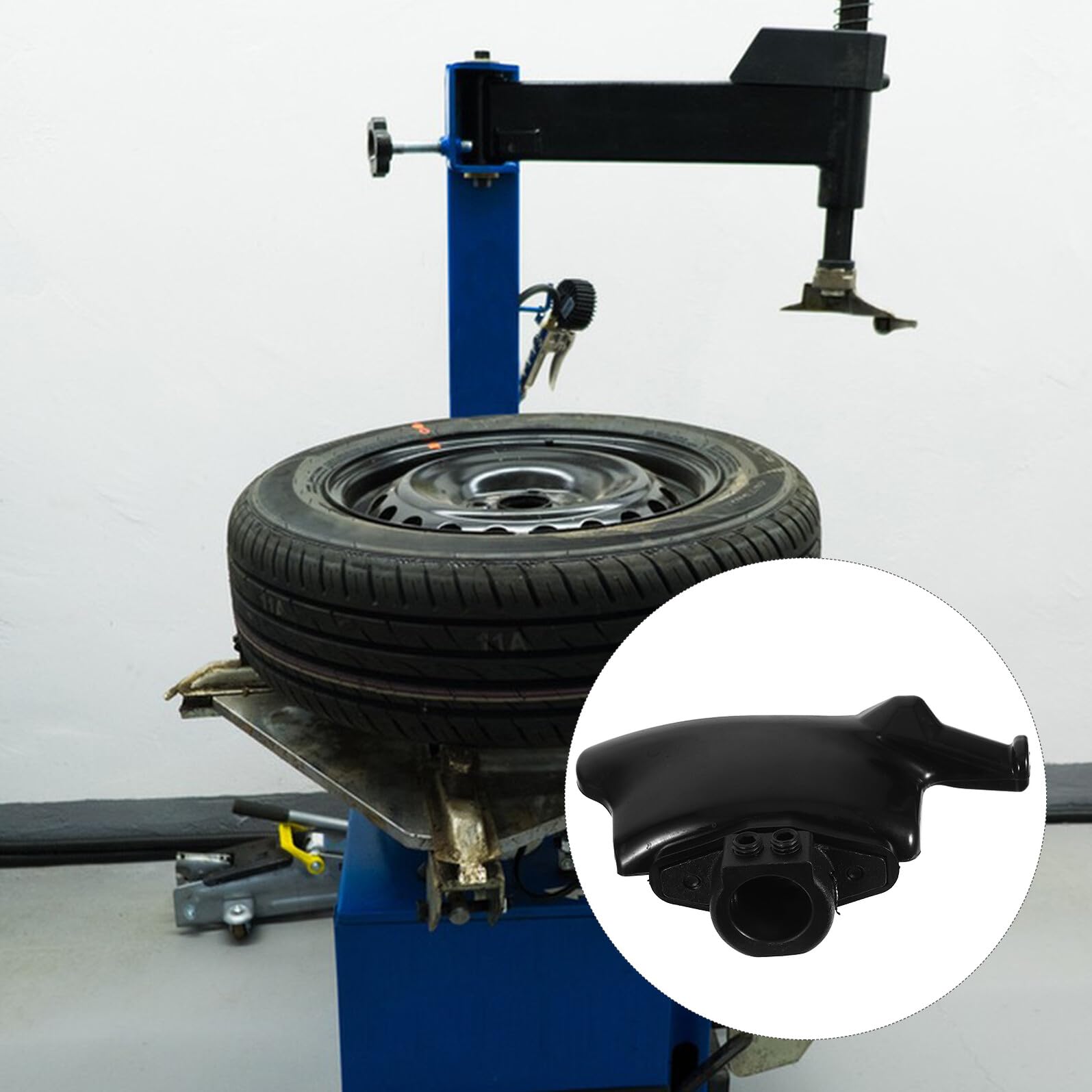 HANABASS Outil de Montage pour Démonte-pneus de Véhicule 30 Mm Tête Plastique Haute Résistance Noir, Accessoire Polyvalent pour Machine à Changer Les Pneus, Fourniture de Véhicules, Usage