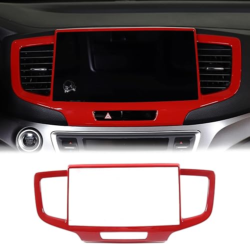 Marco del Panel de Navegación del Tablero para Honda Pilot 2019-2022 Ridgeline 2021-2023 Passport 2019-2023, Material ABS Accesorios de Moldura de