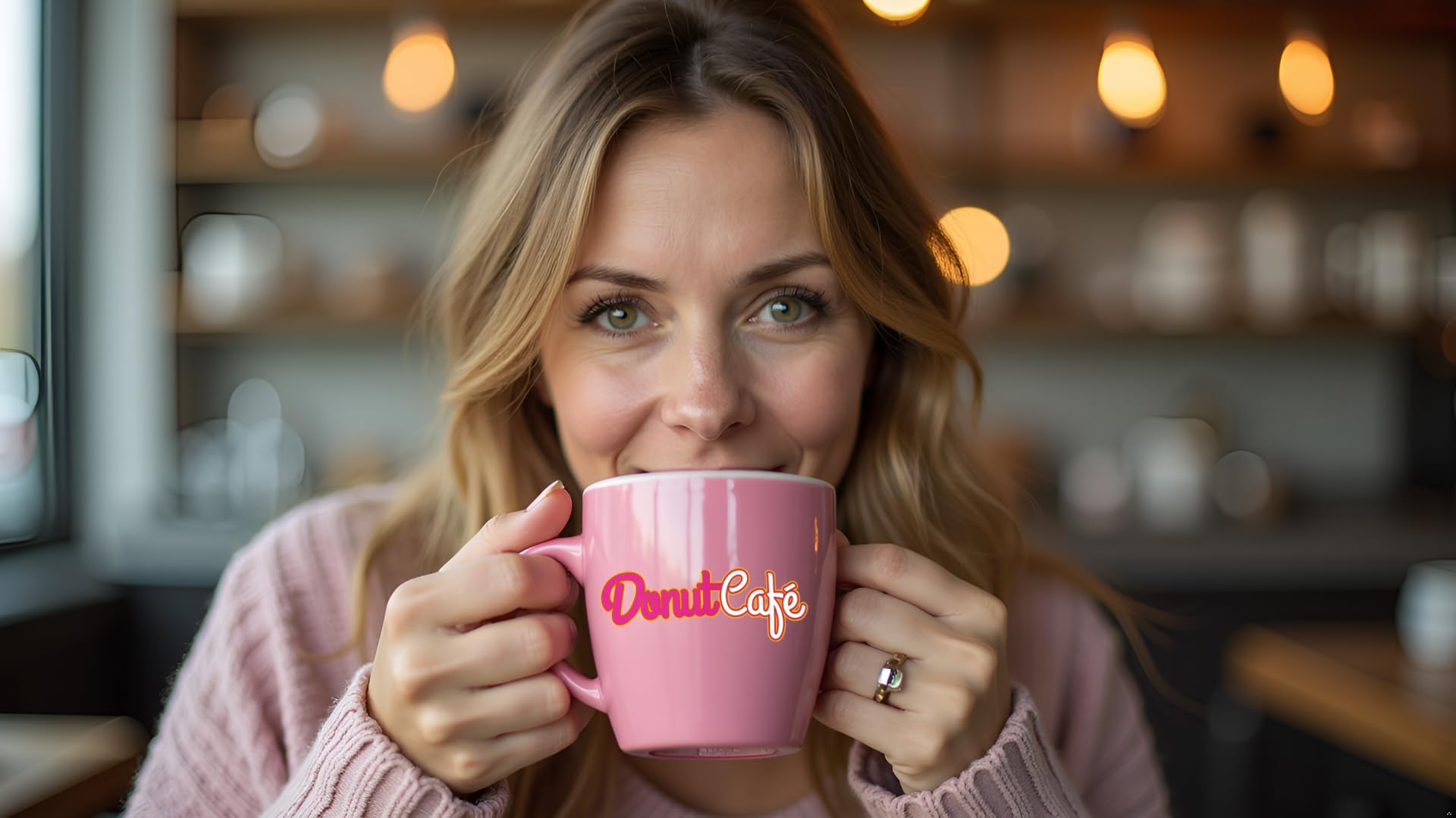 Donut Café 80 capsule di caffè tostato medio per birra Keurig K Cup, 20 ciascuna: torta di noci pecan, briciole di cocco, caramello salato, nocciole tostate, confezione assortita aromatizzata