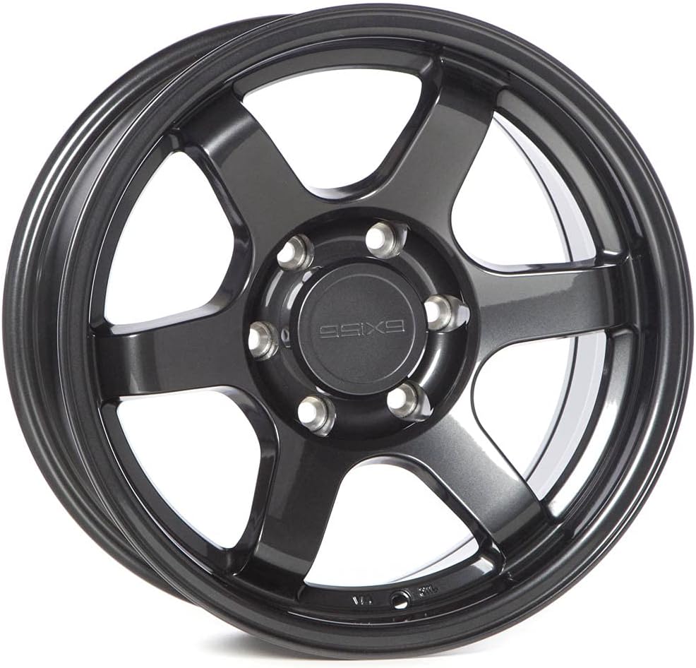 Model SIX-1 Truck 17 Inch TE37 Style Wheels Carbon Gray - 17X8.5 / Bolt Pattern, 6-139.7 - -10mm Offset, 106.1 Bore