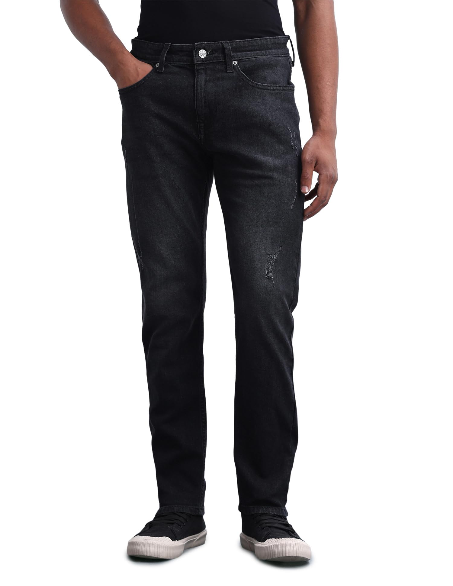 flying machine Men's Slim Tapered Fit Jeans| Solid | Mid Rise | Stretchable | Jeans for Man-picture-40