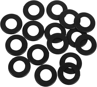 VANZACK 16 piezas de repuesto para futbolín de mesa con anillos de sellado gruesos, discos de plástico duraderos para un movimiento suave de la barra, compatible con la mayoría de futbolines de mesa