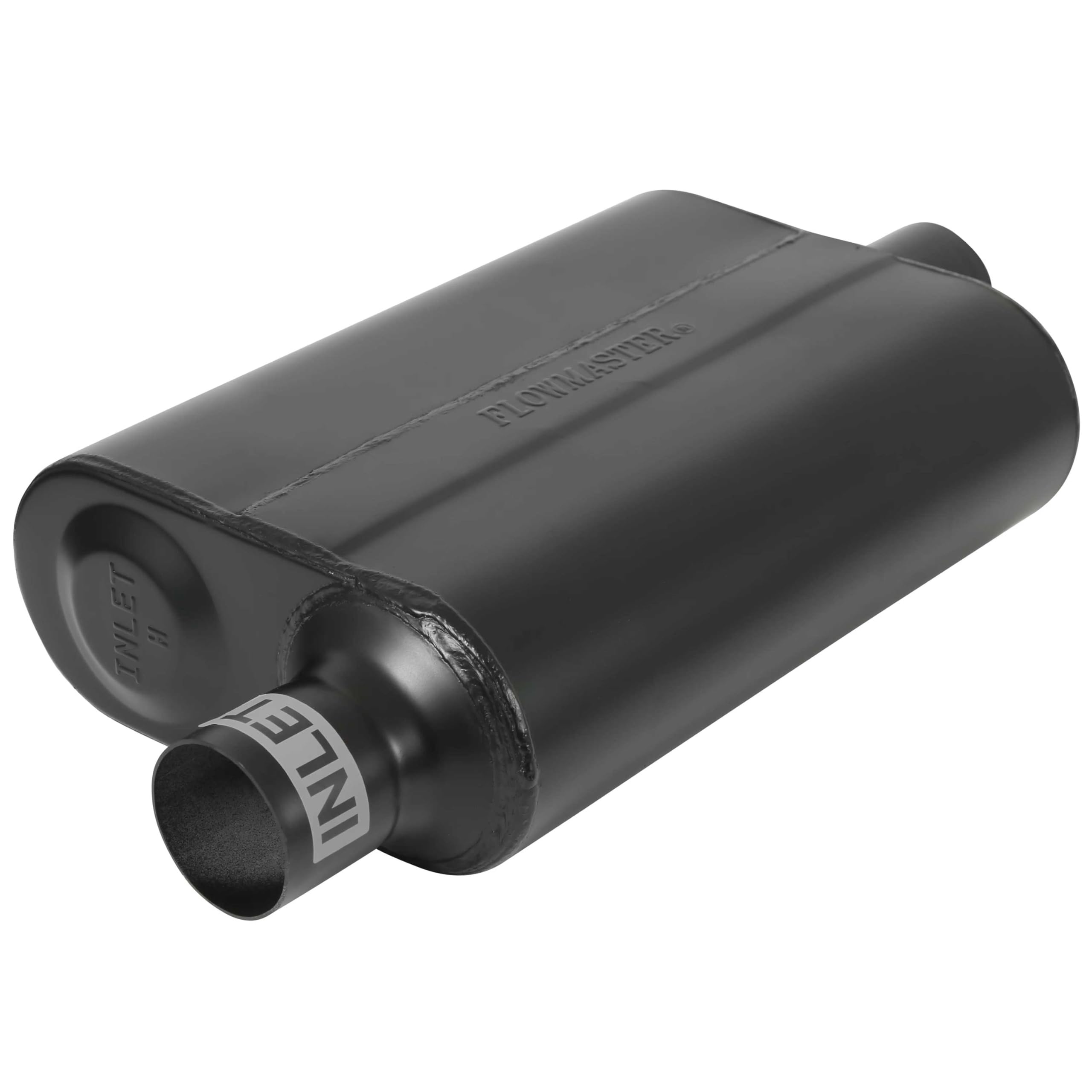 942446 Super 44 Muffler - 2.25 Offset IN / 2.25 Center OUT - Aggressive Sound