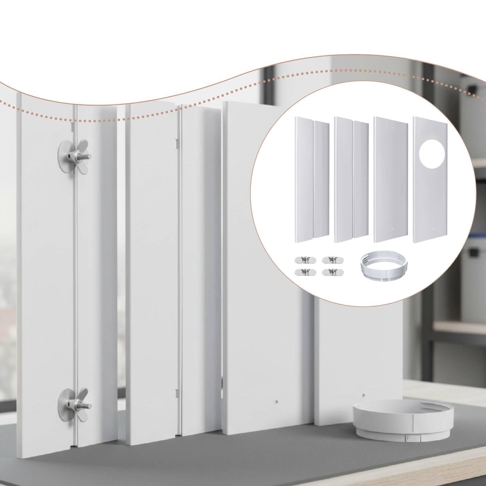 Kit de Ventilación para Ventanas de 4 Piezas Fabricado en PVC, Piezas de Reparación, Kit de Ventilación para Ventanas