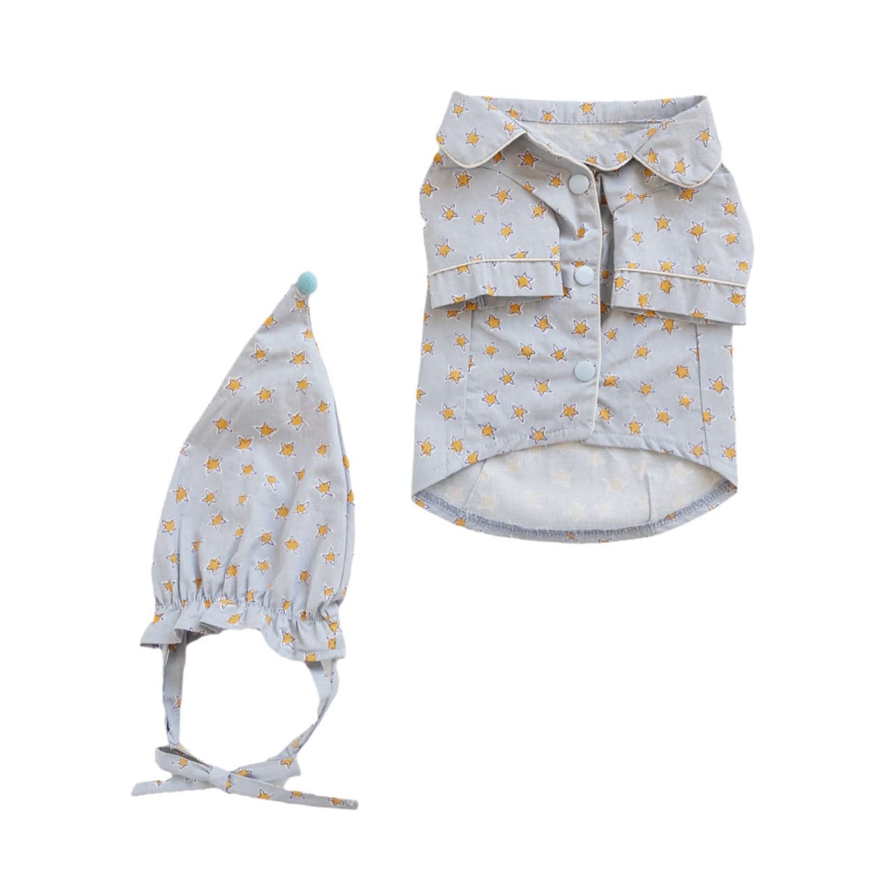 ORFOFE 1satz Hundepyjama Für Haustiere Bequeme Und Warme Schlafanzüge Für Hunde Für Tägliches Tragen Und Schlafen Blau Mit Sternen XL