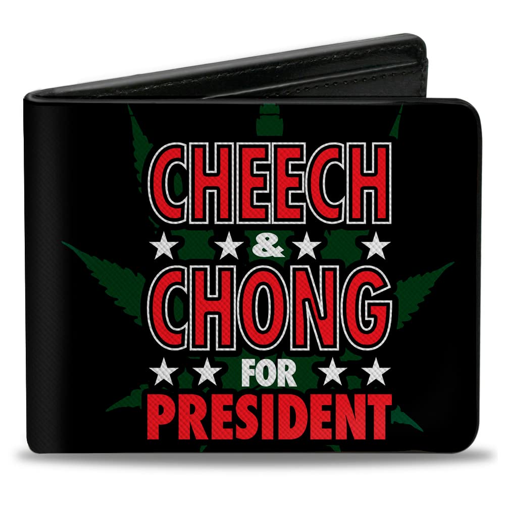 Buckle-Down Men's Bifold Wallet Cheech & Chong, 4.0" x 3.5", Cheech & Chong, 4.0" x 3.5", Buckle-down Bifold Wallet Cheech & Chong