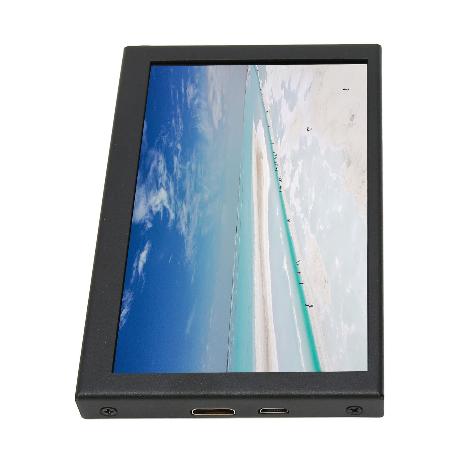 Przenośne 5 -calowe IPS HD LCD z Podwójnymi Głośnikami Metalowe obudowę Kompatybilne z konsolą Gier RPI PC PC