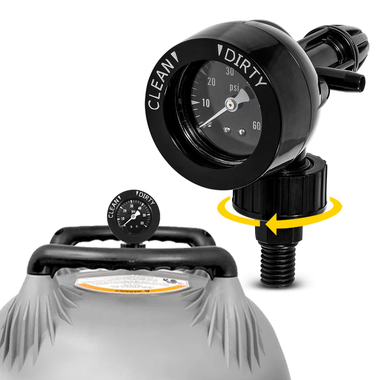 R0357200 Air Gauge Release Valve Assembly Replacement for Zodiac Janay Pool and Spa Filters, Compatible with JS Series, CV/CL Series, DEV/DEL Series Filters