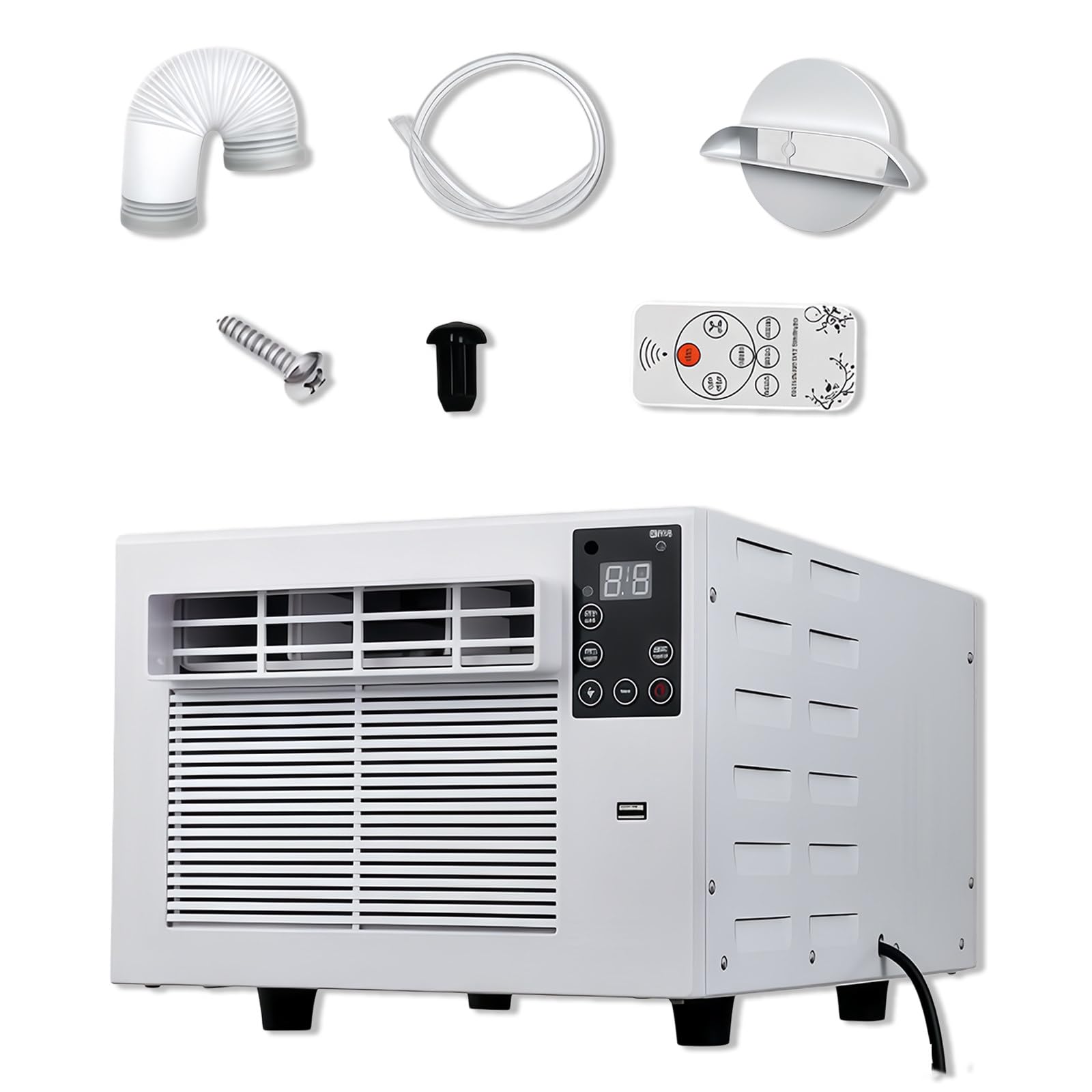 Portable Dehumidifying Air Conditioner, Compact Cooling Unit For Tent Dorm