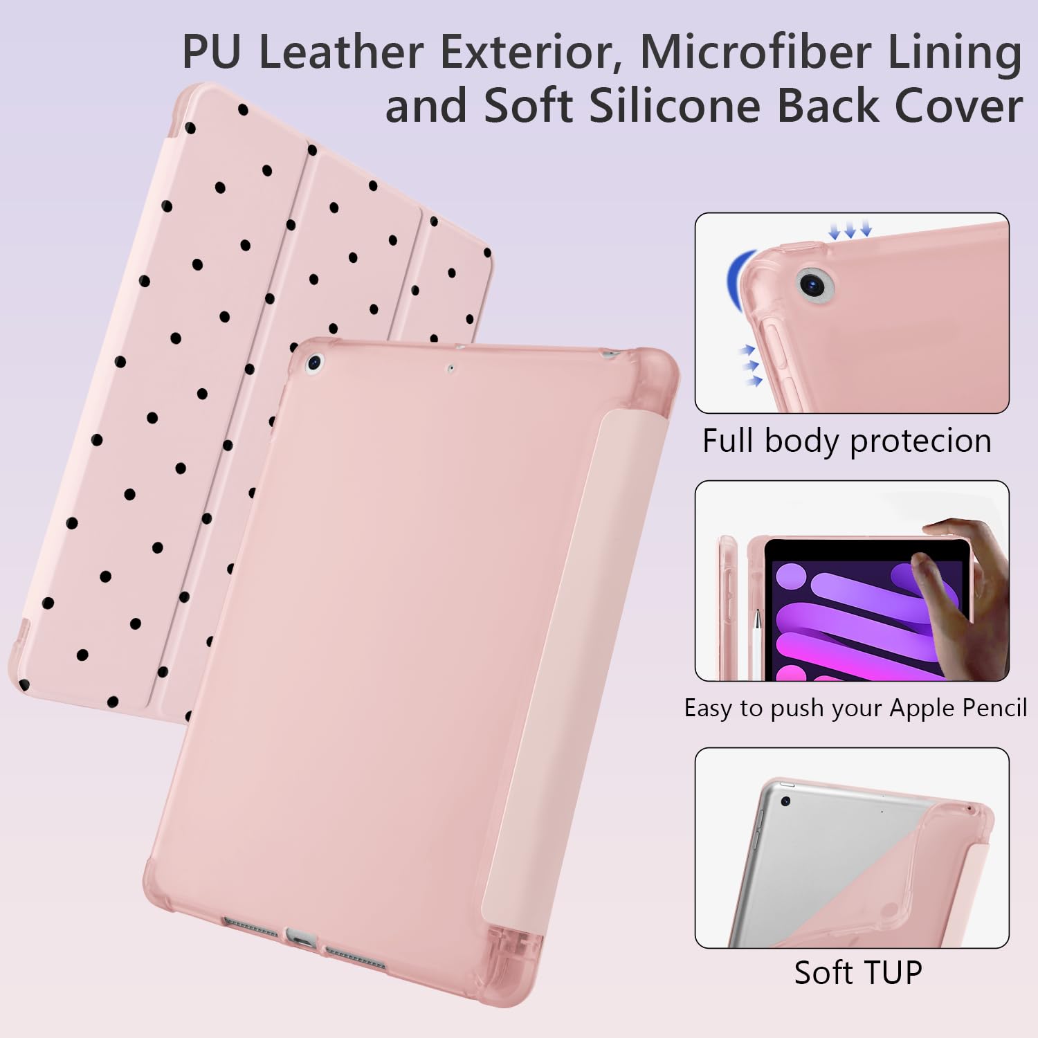 Amazon.co.jp: BlHMCASE かわいい水玉模様 iPad Pro 11インチ用 ケース