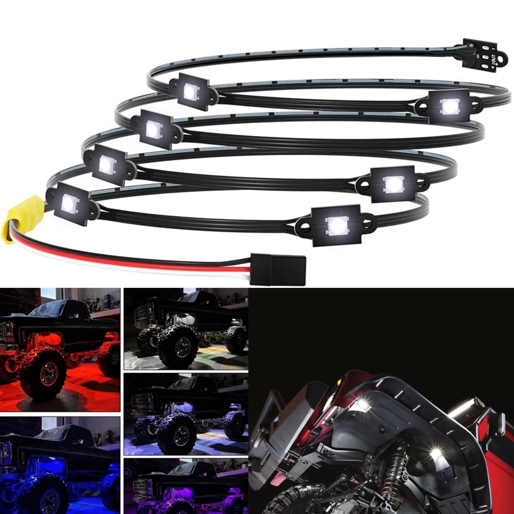 Traxxas 9496X Led Light Set, Front, Complete (Blue) (Includes Light Harness, Power Harness, Zip Ties (9))