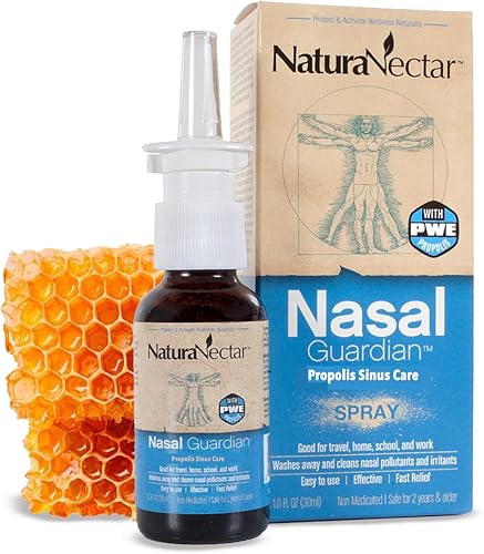 Miniatura 7 de NaturaNectar Propolis Exclusive Saline Nasal Guardian Spray  Enjuague y alivio sinusal  Propolis brasileño  Suave y sin sensación de ardor