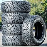 Set of 5 (FIVE) Atlander Roverclaw X/T All-Terrain Mud Off-Road Light Truck Radial Tires-35X12.50R17LT 35X12.50X17 35X12.50-17 125Q Load Range E LRE 10-Ply RWL Raised White Letters