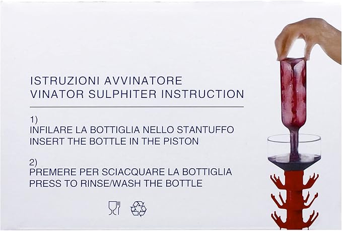 Fermtech Enjuagador de Botellas (Sulfitador), 1 Paquete, Multicolor miniatura 3
