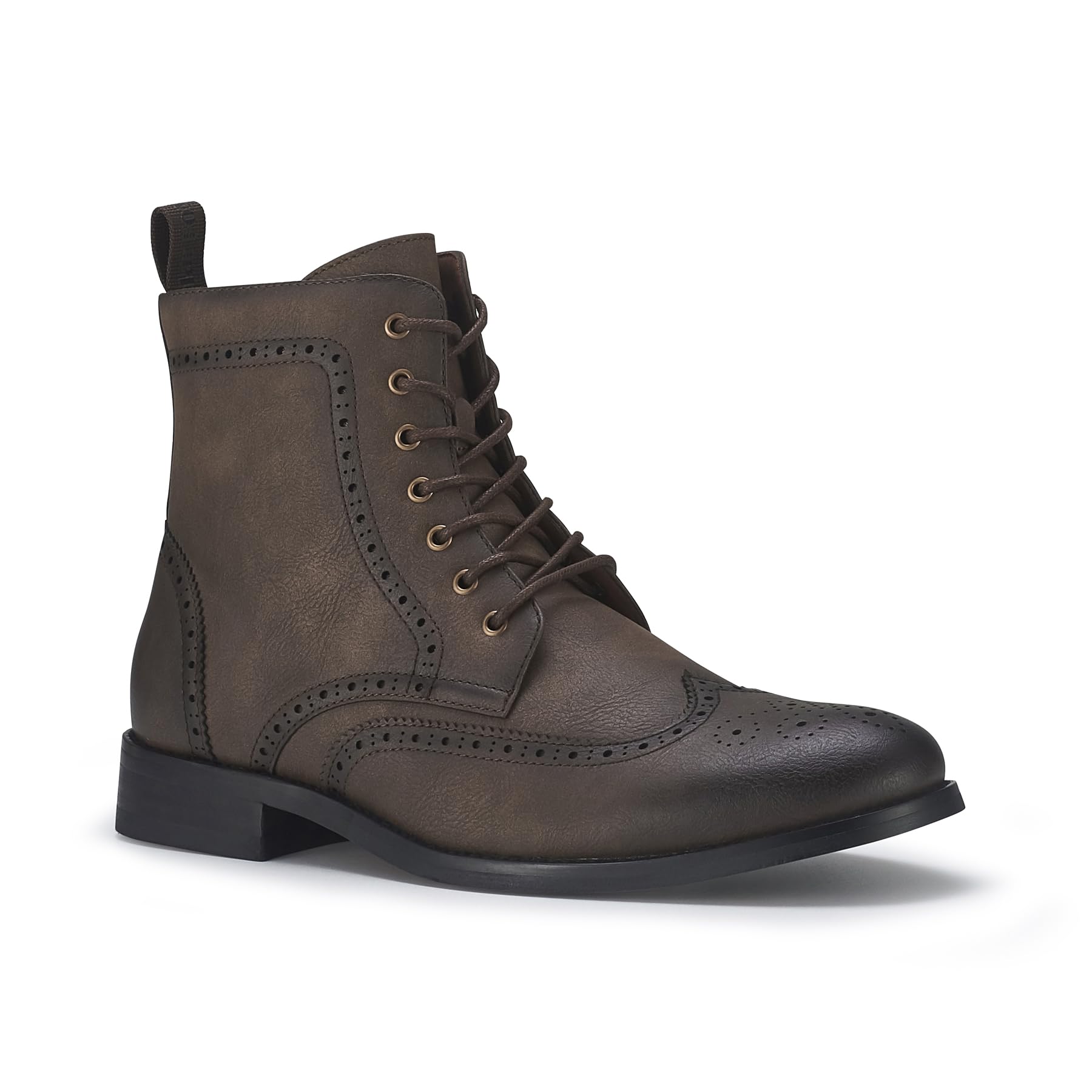 Men's Wingtip Brogue Dress Boot Collection | Classic & Mixed-Media Ankle Boot Styles