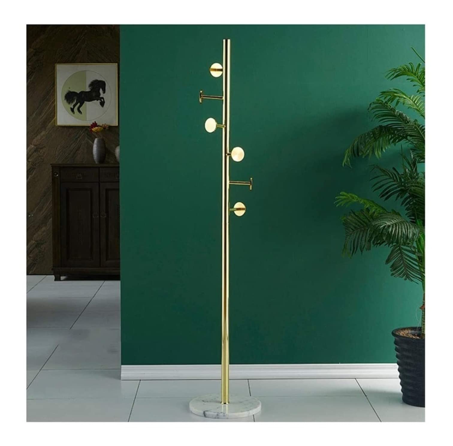 Iwenzhkpa B Coat Rack Free Standing Coat Stand With Hook Easy To Assemble Hanger In Living Room Edroom Freestanding(B)