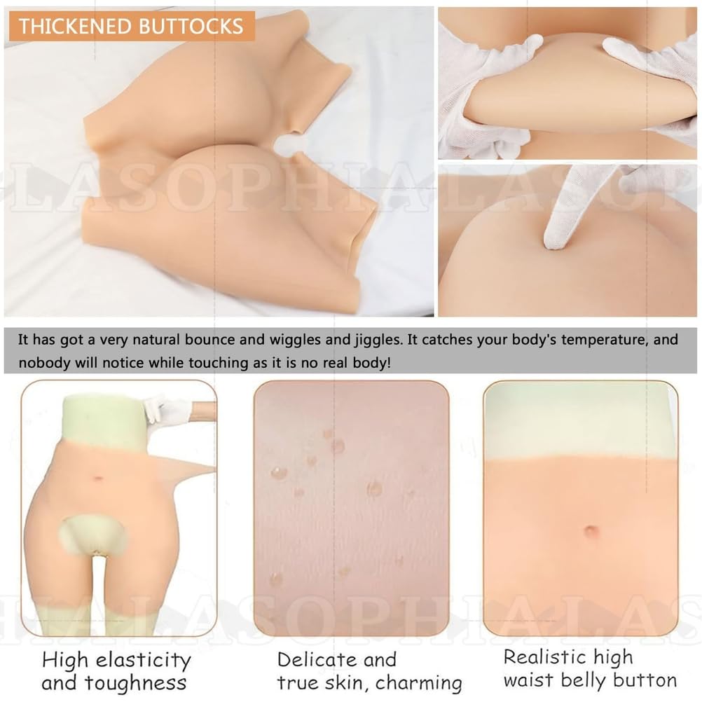 Bragas De Silicona con Entrepierna Abierta, Realzan Los GlúTeos, Fajas Reductoras, Transpirables, Moldeadoras De Cuerpo para Mujeres Travestis.