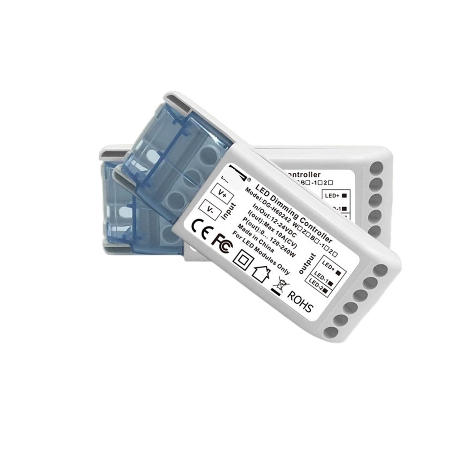 Gradateur de bande lumineuse LED réglable par télécommande intelligente 12V-24V